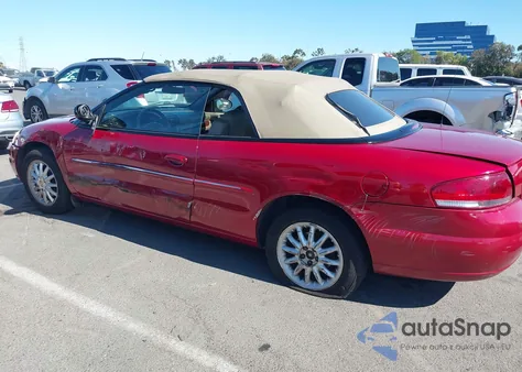 2001 Chrysler Sebring Lx from USA, damaged, VIN 1C3EL45U71N721134